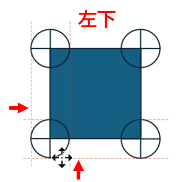 左下